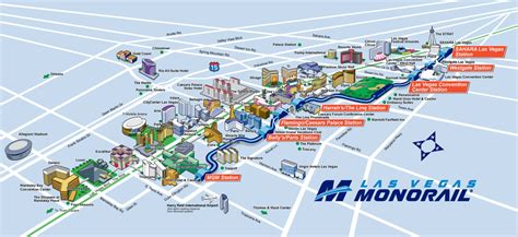 lv monorail stops|las vegas monorail map printable.